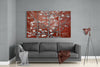 Sakura 4 Pieces Mega Glass Wall Art (59"x36") by Insigneart USA