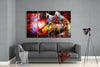 Wolf 4 Pieces Mega Glass Wall Art (59"x36") by Insigneart USA