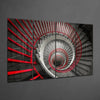 Spiral Stairs 4 Pieces Mega Glass Wall Art (59"x36") by Insigneart USA