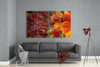 Autumn Leaves 4 Pieces Mega Glass Wall Art (59"x36") by Insigneart USA