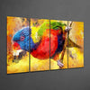 Parrot 4 Pieces Mega Glass Wall Art (59"x36") by Insigneart USA
