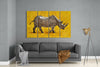 Rhino 4 Pieces Mega Glass Wall Art (59"x36") by Insigneart USA