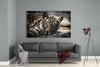 Tiger 4 Pieces Mega Glass Wall Art (59"x36") by Insigneart USA