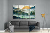 Japanese Sunset 4 Pieces Mega Glass Wall Art (59"x36") by Insigneart USA