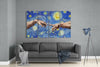 The Creation 4 Pieces Mega Glass Wall Art (59"x36") by Insigneart USA