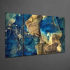 Marble 4 Pieces Mega Glass Wall Art (59"x36") by Insigneart USA