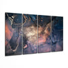 Marble 4 Pieces Mega Glass Wall Art (59"x36") by Insigneart USA