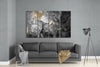 Marble 4 Pieces Mega Glass Wall Art (59"x36") by Insigneart USA