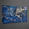 Marble 4 Pieces Mega Glass Wall Art (59"x36") by Insigneart USA