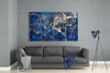 Marble 4 Pieces Mega Glass Wall Art (59"x36") by Insigneart USA