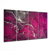 Marble 4 Pieces Mega Glass Wall Art (59"x36") by Insigneart USA