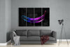 A Banana 4 Pieces Mega Glass Wall Art (59"x36") by Insigneart USA