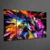 Feel the Music 4 Pieces Mega Glass Wall Art (59"x36") by Insigneart USA
