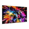 Feel the Music 4 Pieces Mega Glass Wall Art (59"x36") by Insigneart USA