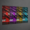 Stairs 4 Pieces Mega Glass Wall Art (59"x36") by Insigneart USA
