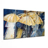 Umbrellas 4 Pieces Mega Glass Wall Art (59"x36") by Insigneart USA