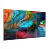 Colorful Touches 4 Pieces Mega Glass Wall Art (59"x36") by Insigneart USA