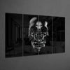 Skull 4 Pieces Mega Glass Wall Art (59"x36") by Insigneart USA