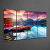 Sunset 4 Pieces Mega Glass Wall Art (59"x36") by Insigneart USA