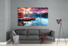 Sunset 4 Pieces Mega Glass Wall Art (59"x36") by Insigneart USA