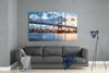 Sunset in Manhattan 4 Pieces Mega Glass Wall Art (59"x36") by Insigneart USA