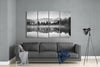 Foggy View 4 Pieces Mega Glass Wall Art (59"x36") by Insigneart USA