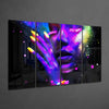 Woman 4 Pieces Mega Glass Wall Art (59"x36") by Insigneart USA