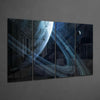 Saturn 4 Pieces Mega Glass Wall Art (59"x36") by Insigneart USA