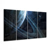 Saturn 4 Pieces Mega Glass Wall Art (59"x36") by Insigneart USA