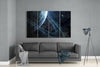 Saturn 4 Pieces Mega Glass Wall Art (59"x36") by Insigneart USA