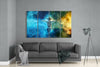 Astronaut 4 Pieces Mega Glass Wall Art (59"x36") by Insigneart USA