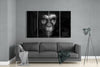 Rise of Apes 4 Pieces Mega Glass Wall Art (59"x36") by Insigneart USA