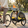 Dog Bike Trailer, Pet Stroller with Wheels for Medium Dogs by Furr Baby Gifts