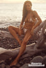 Micro bikini in gold shiny    G-String Bikini featured in SI swimsuit