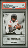 Graded 2017 Leaf Draft Patrick Mahomes II #07 Special Release Silver Rookie RC Football Card PSA 9 Mint