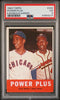 Graded 1963 Topps Power Plus Ernie Banks Hank Aaron #242 Baseball Card PSA 3 VG