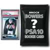 Brock Bowers PSA 10 Graded Football Rookie Card Mystery Pack by Hall of Fame Sports Memorabilia