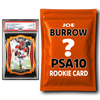 Joe Burrow PSA 10 Graded Rookie Football Card Mystery Pack by Hall of Fame Sports Memorabilia