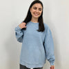 Pacific Blue Oversized Corded Crew by Ivy + Cloth