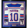 Framed Autographed/Signed Artemi Panarin 35x39 New York White Hockey Jersey JSA COA by Hall of Fame Sports Memorabilia