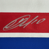 Framed Autographed/Signed Artemi Panarin 35x39 New York Blue Hockey Jersey JSA COA by Hall of Fame Sports Memorabilia