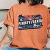 Pennsylvania State Vintage Shirt by EnjoyMyDesign LLC