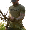 "DAD LIFE" Tee by Bow Crew Apparel - Bow Hunting Lifestyle Apparel