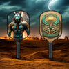 Ancient Egyptian Gods - Maahes - Pickleball Paddle by The Mad Pickler