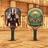 Ancient Egyptian Gods - Anubis - Pickleball Paddle by The Mad Pickler