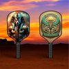 Ancient Egyptian Gods - RA Atum - Pickleball Paddle by The Mad Pickler