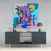 Picasso's Mind Glass Wall Art || Designer Collection by Insigneart USA