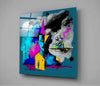 Picasso's Mind Glass Wall Art || Designer Collection by Insigneart USA