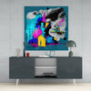 Picasso's Mind Glass Wall Art || Designer Collection by Insigneart USA