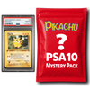 Pikachu PSA 10 Graded PKM Card Mystery Pack Trading Card Game by Hall of Fame Sports Memorabilia